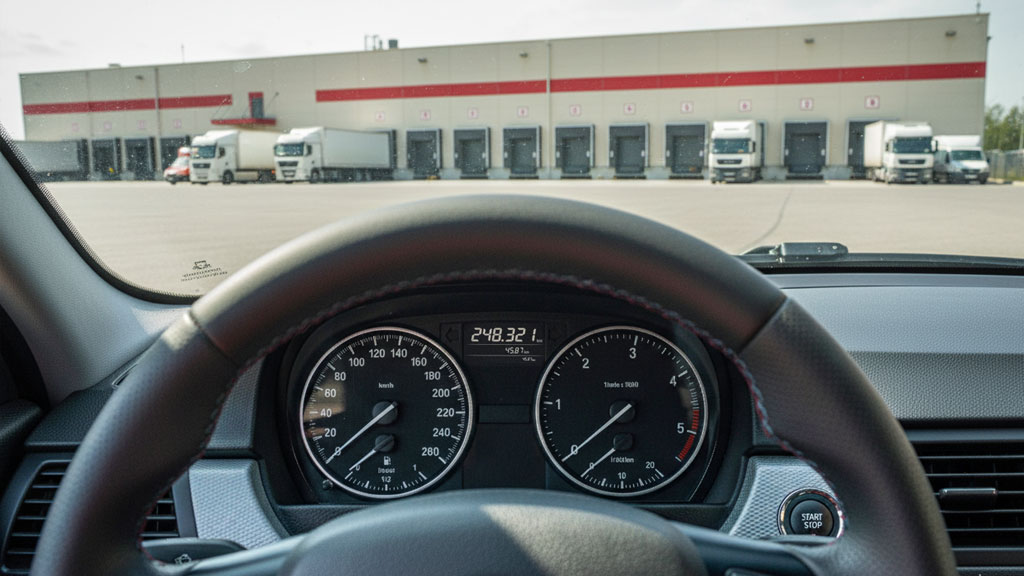 Drogomierz z liczbą przejechanych kilometrów, czyli symbol odliczenia kosztów dojazdu do pracy w Niemczech w rozliczeniu podatku