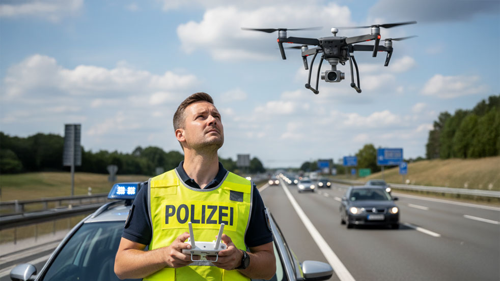 Blitzmarathon – ce trebuie să știi despre controalele de viteză din Germania? 3 Metode moderne de control al vitezei în Germania – poliția folosește drone în cadrul acțiunii Blitzmarathon pentru a îmbunătăți siguranța rutieră