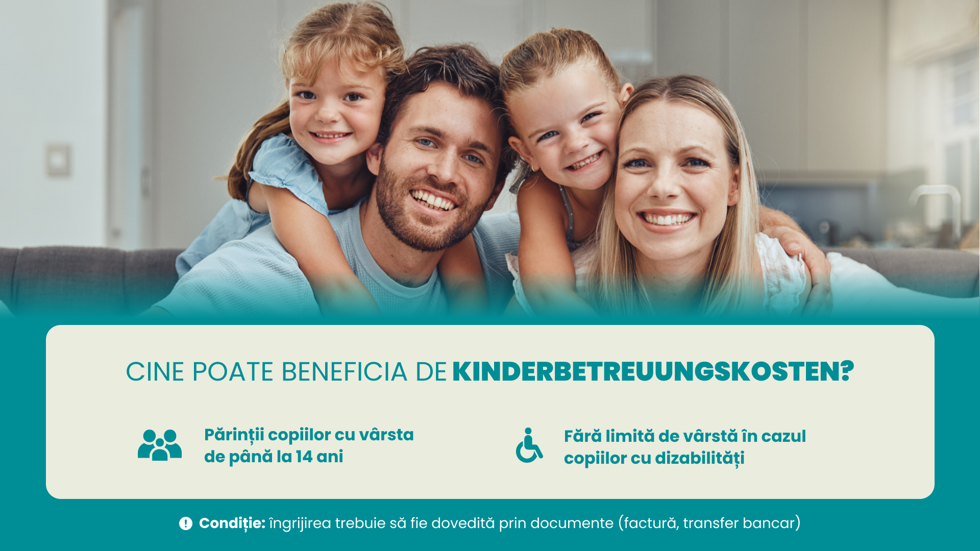 Condițiile pentru deducerea Kinderbetreuungskosten pentru părinții care lucrează în Germania