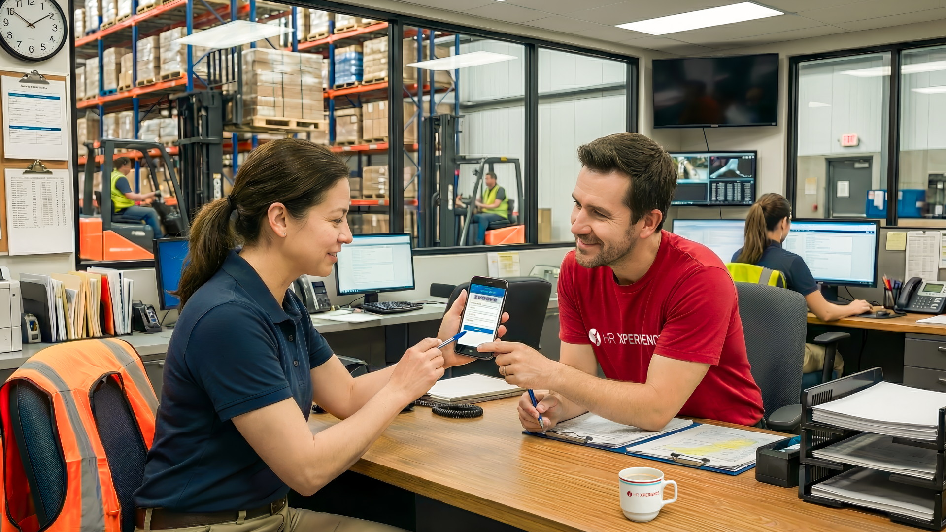 Urlop w Niemczech – ile dni wolnych przysługuje w hrXP? 3 Pracownik magazynu w Niemczech ustala termin urlopu z koordynatorem HR XPERIENCE, pamiętając o zasadach planowania urlopu